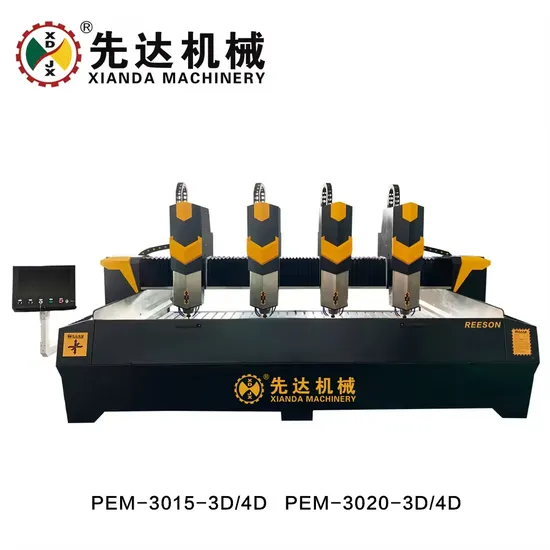 Automatic CNC Planar Stone Engraving Machine for Monument Tombstone