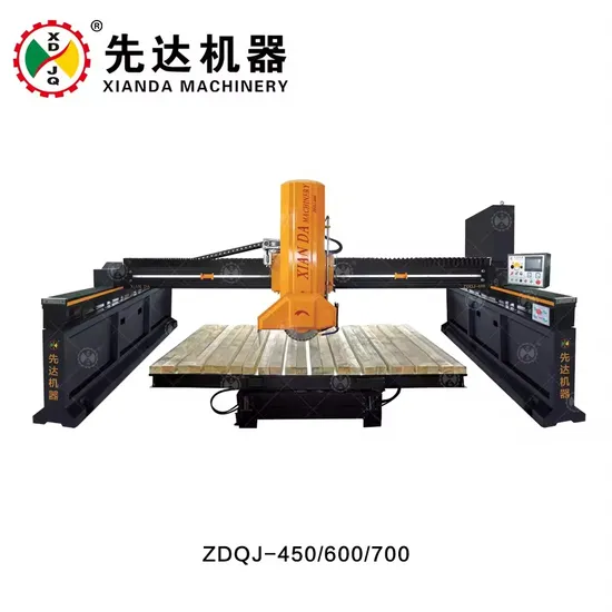 Xianda Zdqj-450 Laser Bridge Saw Tiletable Type Marble Stone Cutting Machine