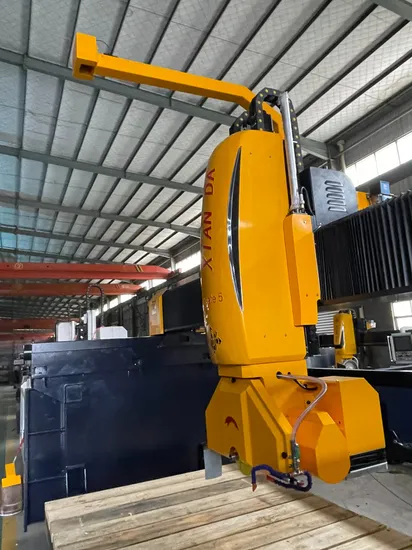 5 Axis CNC Bridge Saw Automatic Marble Granite Quartz Slab Milling Machinery Kitchen Sink Countertop