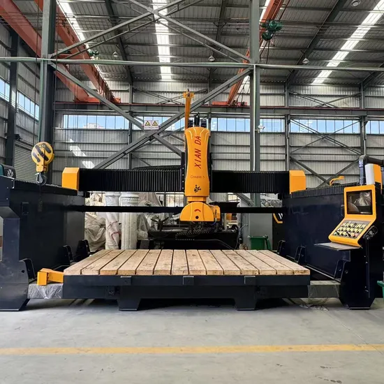 5 Axis CNC Granite Marble Bridge Saw Machine Stone Processing Equipment