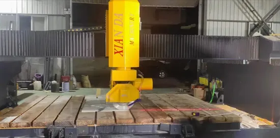 Xianda Monoblock Bridge Cutting Machine with PLC for Slab Edge Cutting and Chamfering