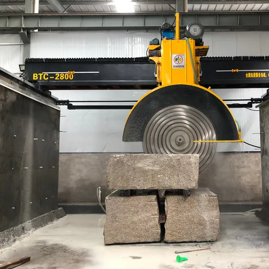 Automatic Multi Blade Bridge Saw PLC Block Cutting Machine for Granite Marble Quarry Stone
