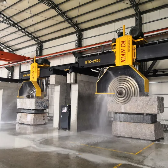 Industrial Multi Bridge Saw Block Cutting Machine with PLC for Granite Marble Block Cutting