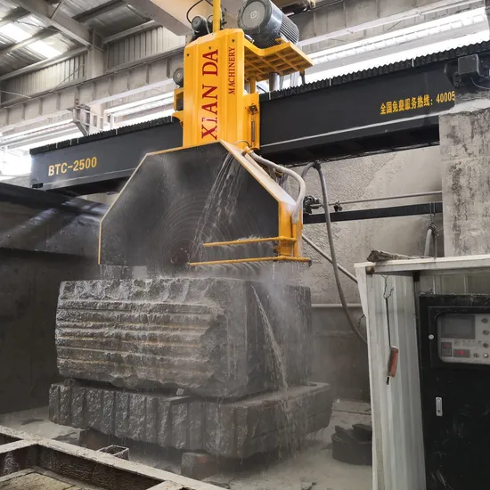 PLC Controlled Multi Bridge Saw Block Cutting Machine Granite Marble Stone Processing Equipment
