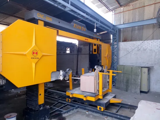 Marble Granite Block Cutting Machine, Wire Saw Cutting Machine, Optional 360° Rotating Table