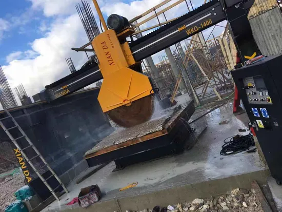 Medium-Sized Granite Marble Block Bridge Cutting Machine, Suitable for Cutting Thick Plates, Square Rough Blanks.