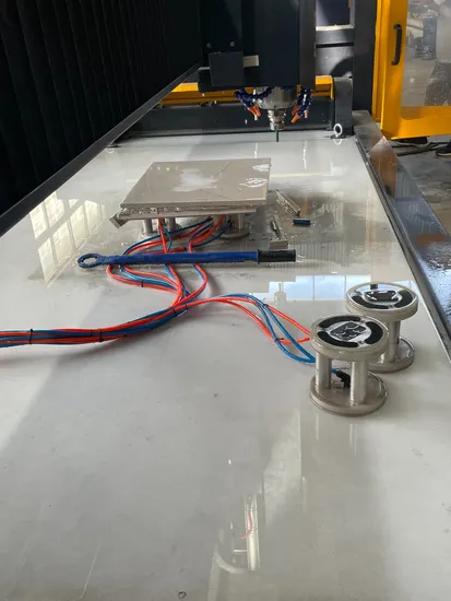 Kitchen Bathroom Sink Countertop Hole Drilling, Milling, Polishing CNC Processing Machine