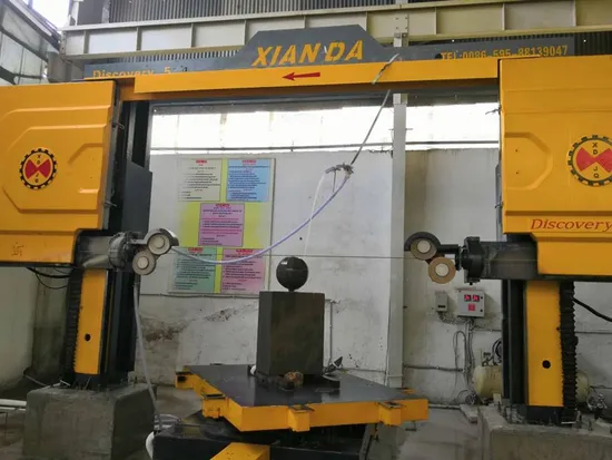 5 Axis CNC Diamond Wire Saw Machine Processing 3D Shapes of Marble&Granite