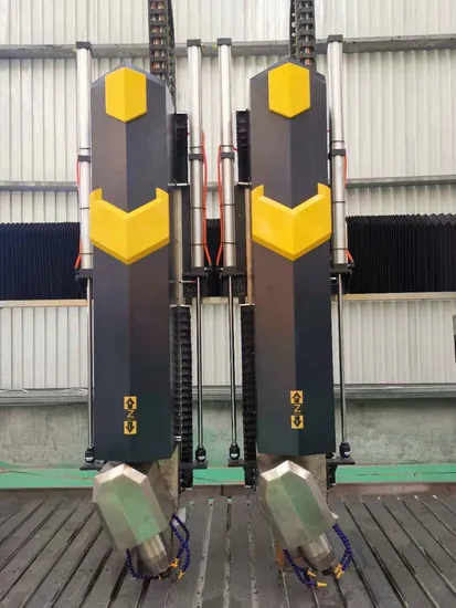Xianda 4 Axis Arc Slab&Column Carving Machine for Engraving Marble Granite Stone Cutting Machine Factory