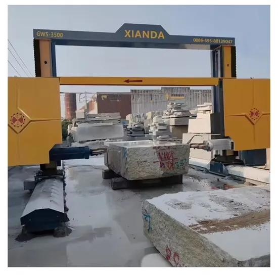 Gantry PLC Diamond Wire Saw Machine High Precision for Large Stone Blocks