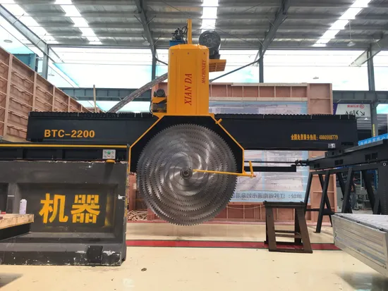 Btc-2200/2500/2800 Block Cutting Machine Specially Cutting Granite and Marble
