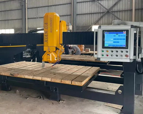 Intelligent CNC Monoblock Infrared Bridge Granite Cutting Machine for Slabs