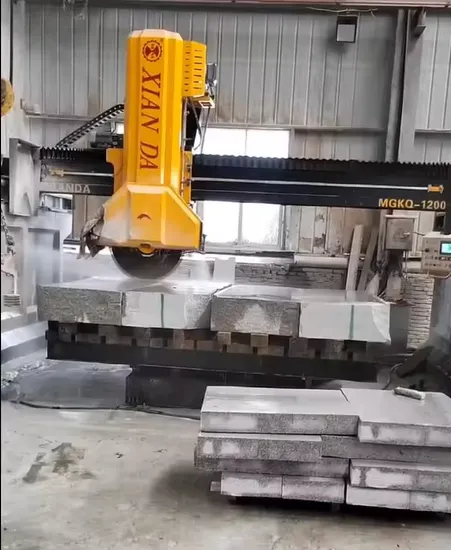 Four Column Middle Block Stone Cutting Machine for Marble and Granite