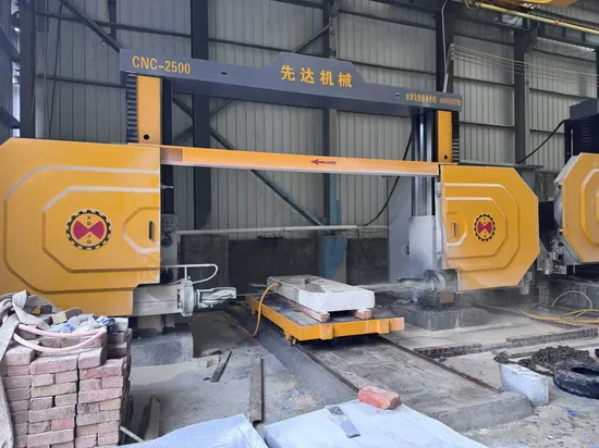 CNC Block Saw for Wire Diamond Wire Cutting Saw Curve Shape Stone Slab Processing Machine