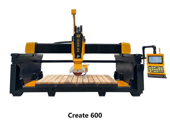 5 Axis CNC Bridge Cutting Machine with Camera Italian System for Countertop Kitchen Table Processing Granite and Marble Quartz Stone Cutting