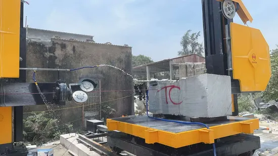 Xianda Four Wheels CNC Diamond Wire Saw Machine