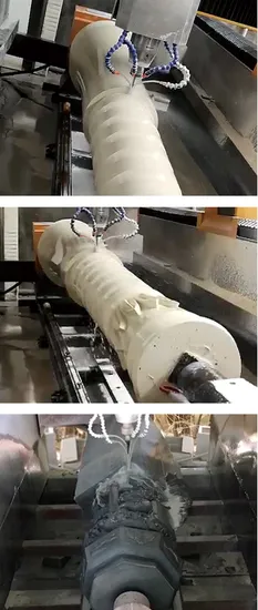 4 Axis Column Carving Machine for Marble Granite