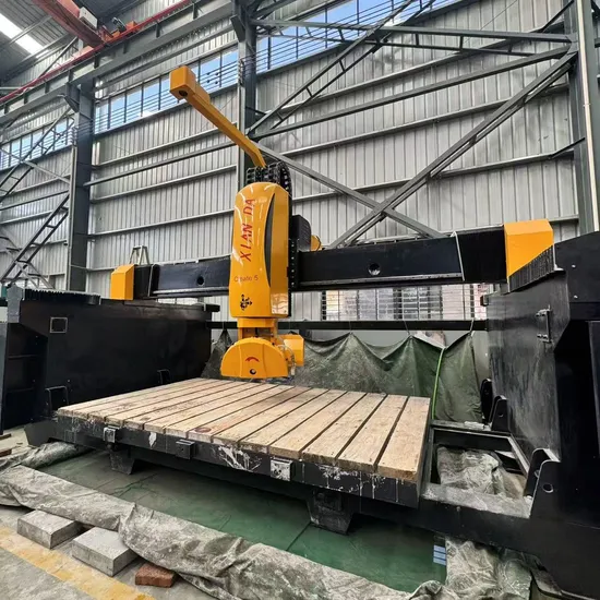 5 Axis CNC Granite Marble Bridge Saw Machine Stone Processing Equipment