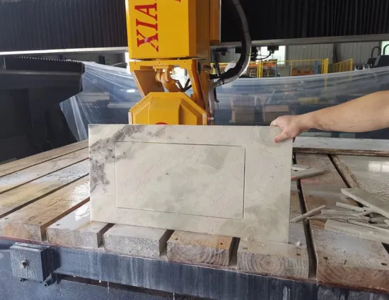 Expand 450 -4 Axis Infrared Bridge Saw for Stone Tile Cutter, CNC Cutting Machine for Marble, Granite, Quartz Kitchen Countertop Making