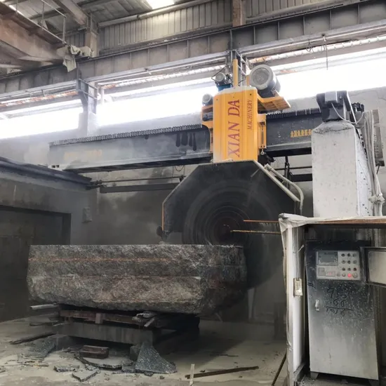 Intelligent PLC Multi Bridge Saw Block Cutter Heavy Duty for Granite Marble Processing Plant