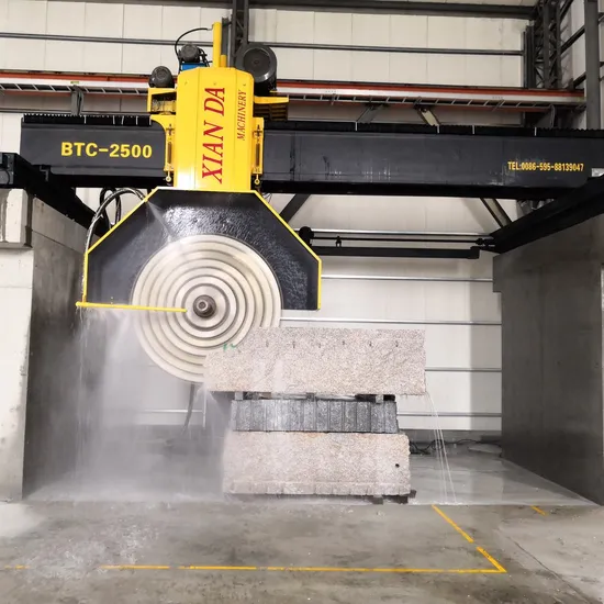 Industrial Multi Bridge Saw Block Cutting Machine with PLC for Granite Marble Block Cutting