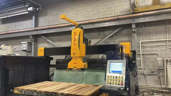 Xianda New Style 5 Axis CNC Granite Marble Bridge Saw Machine