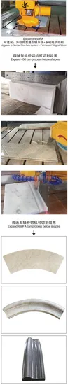 Xianda Machinery’s New Intelligent CNC Four Axis Stone Granite Marble Bridge Sawing Machine