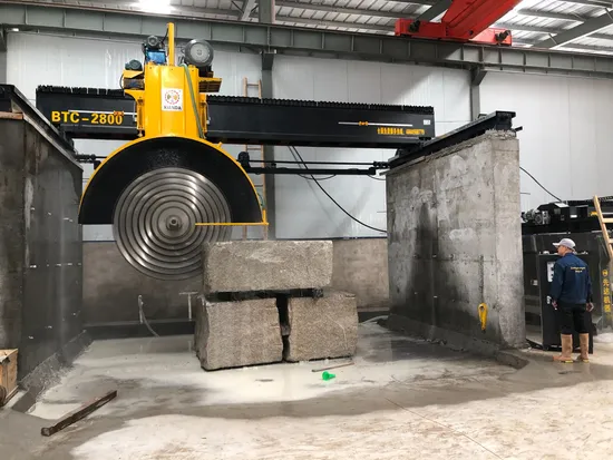 China Xianda Machinery Large-Scale Bridge-Type Multi-Blade Granite Marble Cutting Machine Block Cutting Machine for Granite Marble Cutting Machine