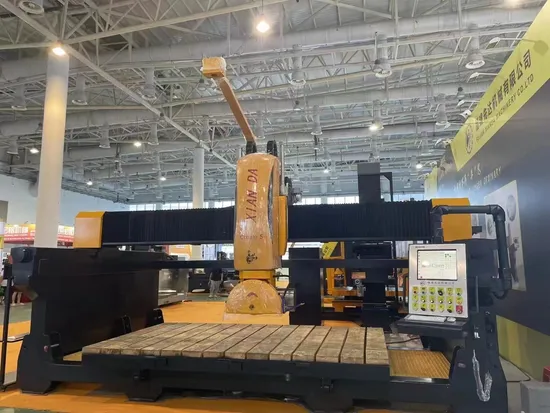 5 Axis CNC Bridge Saw Automatic Marble Granite Quartz Slab Milling Machinery Kitchen Sink Countertop Making Stone Cutting Machine Factory Price