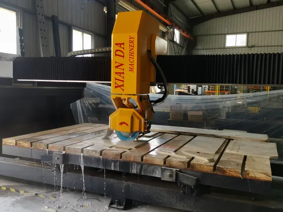 Infrared 3-Axis CNC Stone Bridge Saw Cutting Processing Chamfering Machine for Marble Granite Quartz Slab Block Cutter Machinery for Sale