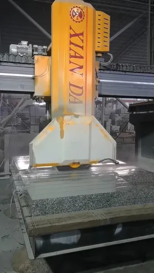 Heavy Middle Block Stone Cutting Machine Slabs Curb Granite Bridge Saw Cutter
