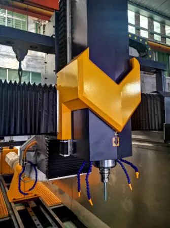 4 Axis Column Carving Machine Heavy Duty Granite Marble CNC Router