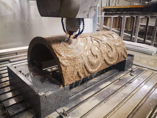 4 Axis Slab&Column Carving Machine Stone Bridge Edging Simple Marble Granite