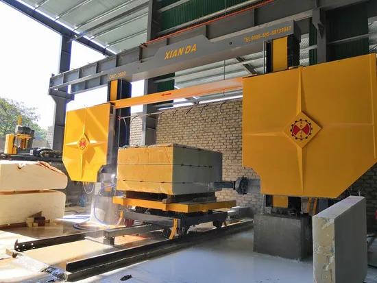Xianda Machinery PLC Block Dressing Machine with 360rotating Worktable