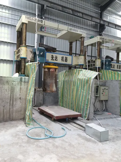 Four-Culinder Gantry Stone Cutting Machine for Column Slab Yhqj-2500