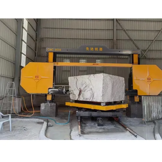 Stone Wire Saw Machine Squaring Marble Block Wire-Sawing Machine for Squaring Diamond Wire Saw Cutting Machine for Granite Block
