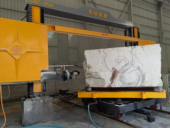 360 Rotary Trolley with High Efficiency CNC Diamond Wire-Saw Machine