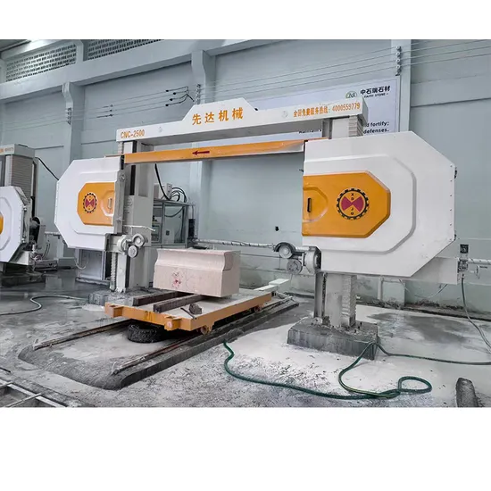 CNC Block Saw for Wire Diamond Wire Cutting Saw Curve Shape Stone Slab Processing Machine