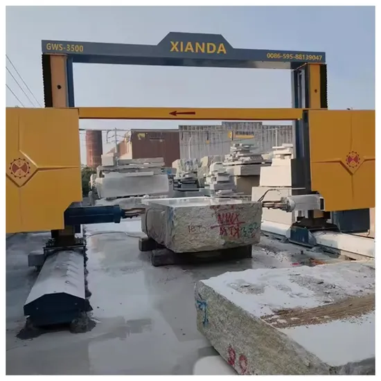 PLC-Controlled Diamond Wire Saw with Optional Flat-Cutting for Stone Blocks Equipment