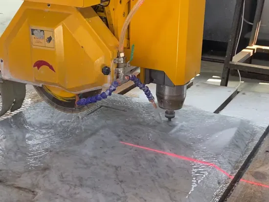 4 Axis CNC Stone Bridge Saw Machine High Precision for Slab Cutting and Profiling