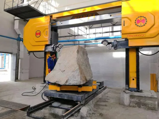 Discovery 4 – 2000 Diamond Wire Saw Machine Cutting Trimming Squaring Profiling Machine for Stone Block Shapes