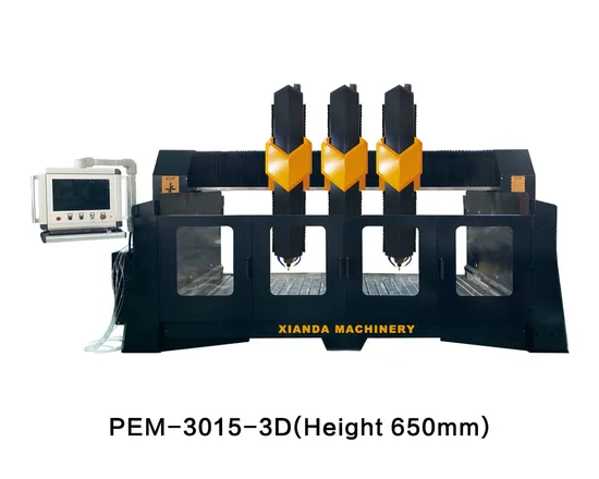 Xianda Stone Cutting Machine Planar Stone Carving Machine Pem-2515-2D/3D Pem-3015-3D/4D