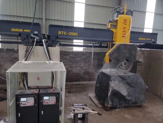 Xianda Block Cutting Machine Bridge Type Stone Cutting Machine Btc-2200/2500/2800