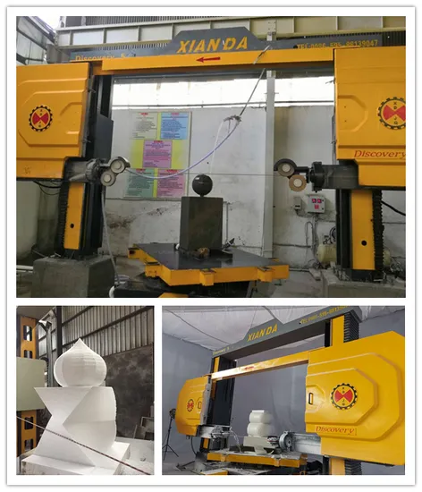 2025 Diamond Wire Saw Cutting Machine Stone Machinery 5 Axis CNC Diamond Wire Saw for Highly Efficient Stone Cutting Shaping