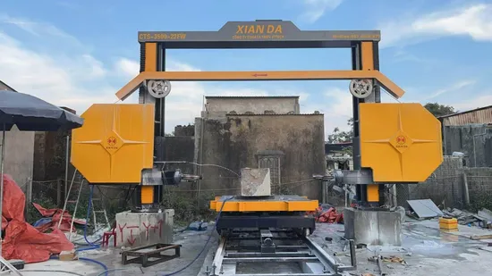 Four Wheels CNC Diamond Wire Saw Machine