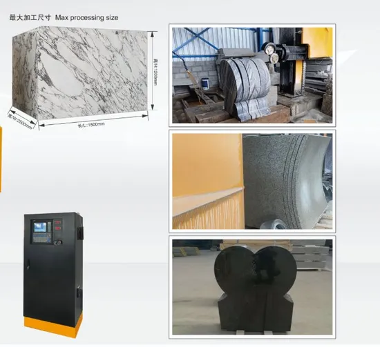 Xianda CNC Small Powerful Single Line Saw Stone Machine, Used for Special Shaping of Marble and Granite