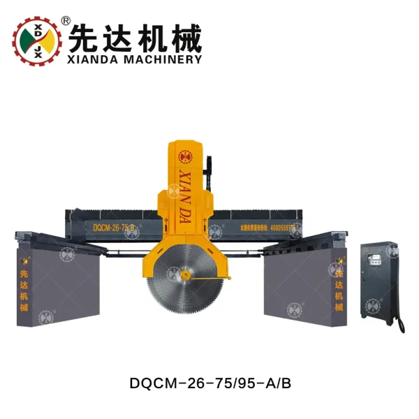Multi Blade Dual Drive Bridge Saw Professional Quarry Stone, Marble, Granite Block Cutting and Manufacturing Bridge Saw Machine