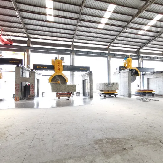 Granite Marble Multi Bridge Saw PLC Controlled Block Cutter