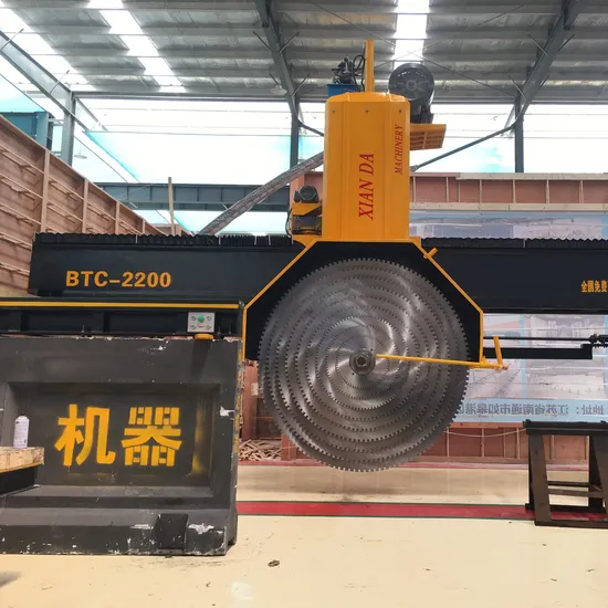 PLC Multi Bridge Saw Block Cutting Machine for Granite & Marble