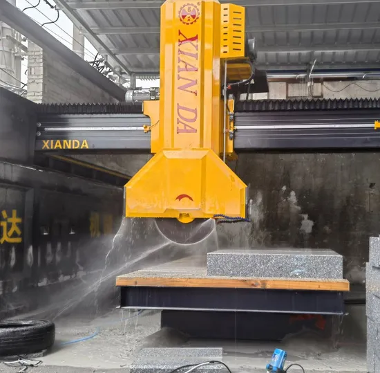 Heavy Middle Block Stone Cutting Machine Slabs Curb Granite Bridge Saw Cutter